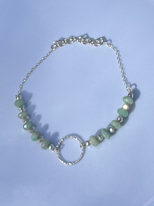 Green Tide Loop Bracelet