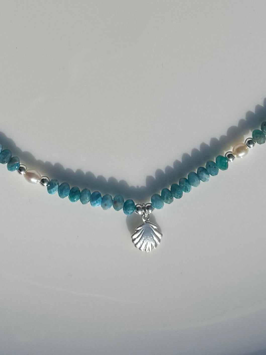 Blue Seashell Necklace