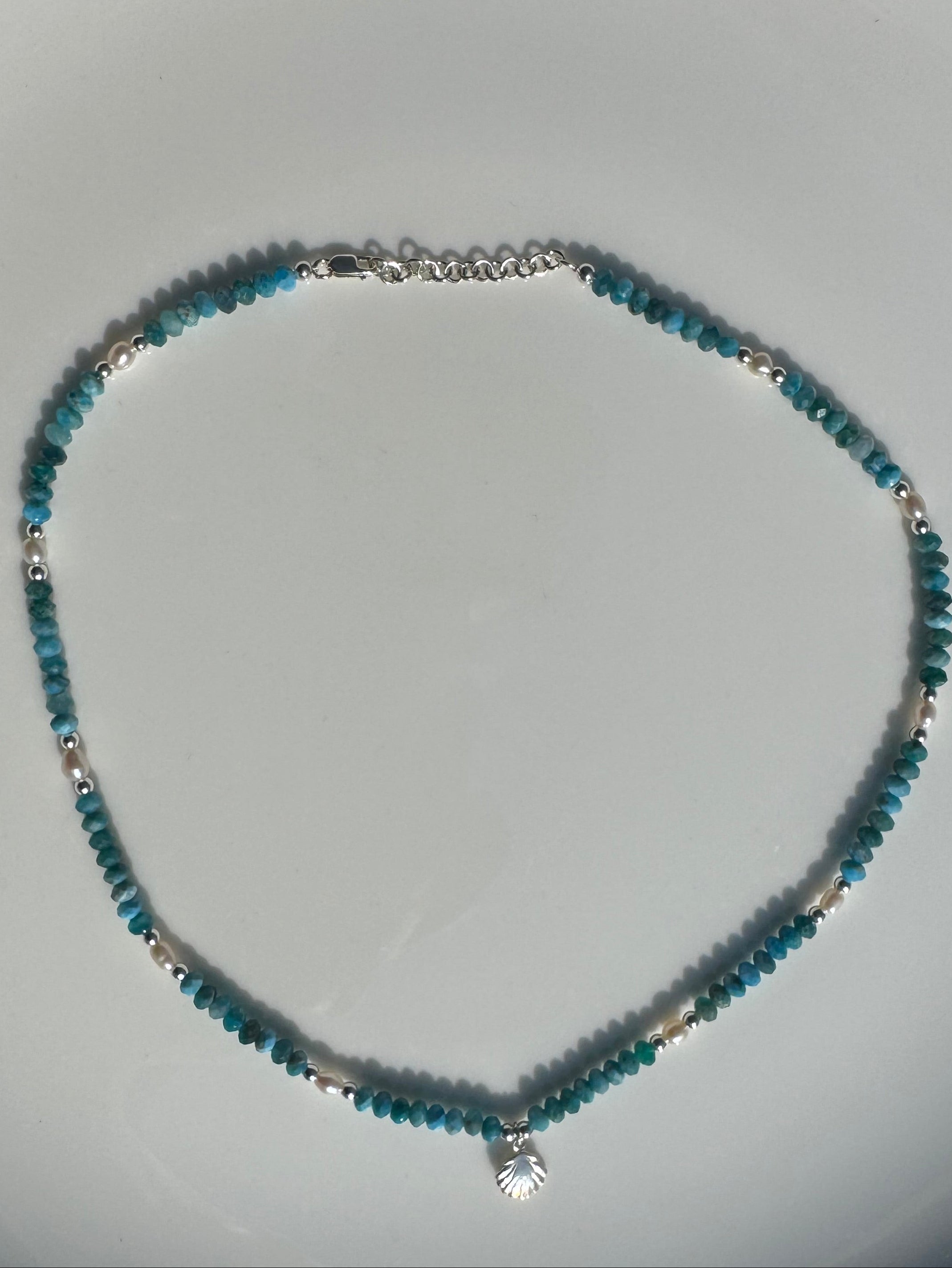 Blue Seashell Necklace