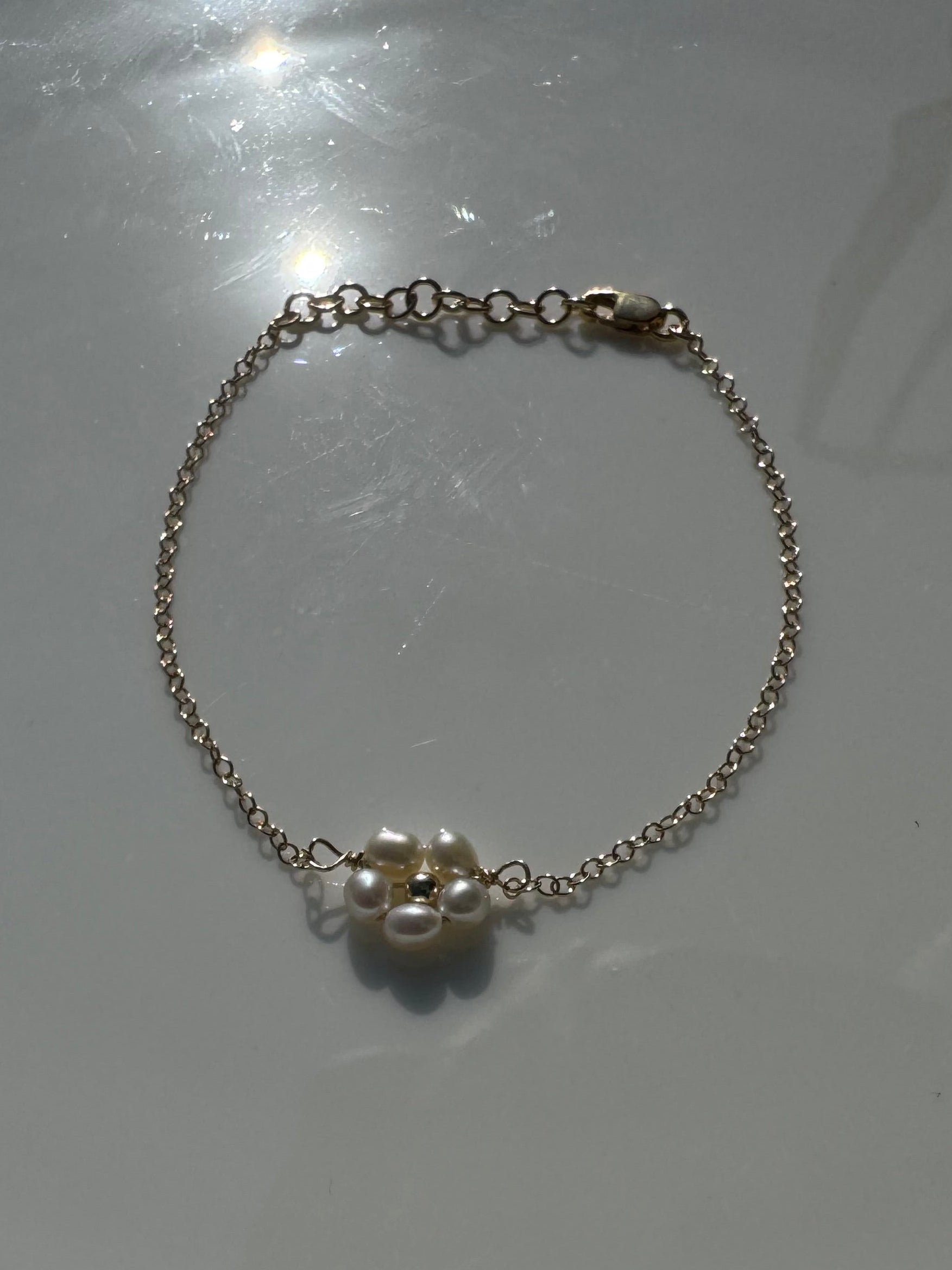 Pearl Flower Bracelet