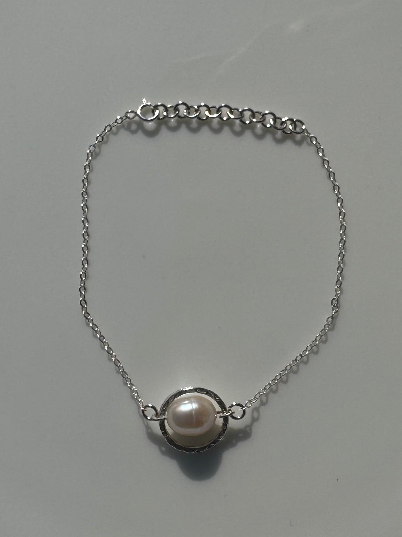 Pearl Hoop Bracelet