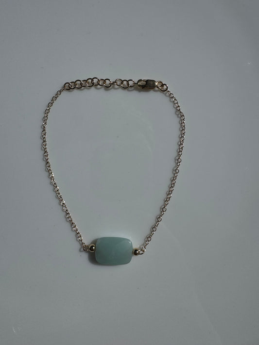 Gold Filled Amazonite Bracelet