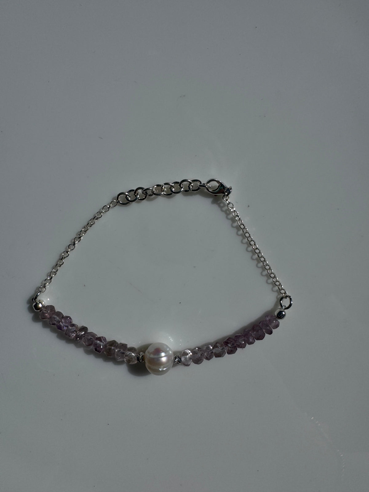 Purple Pearl Bracelet