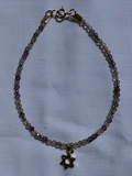 Purple Star of David Bracelet