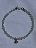 Aquamarine Sea Shell Bracelet