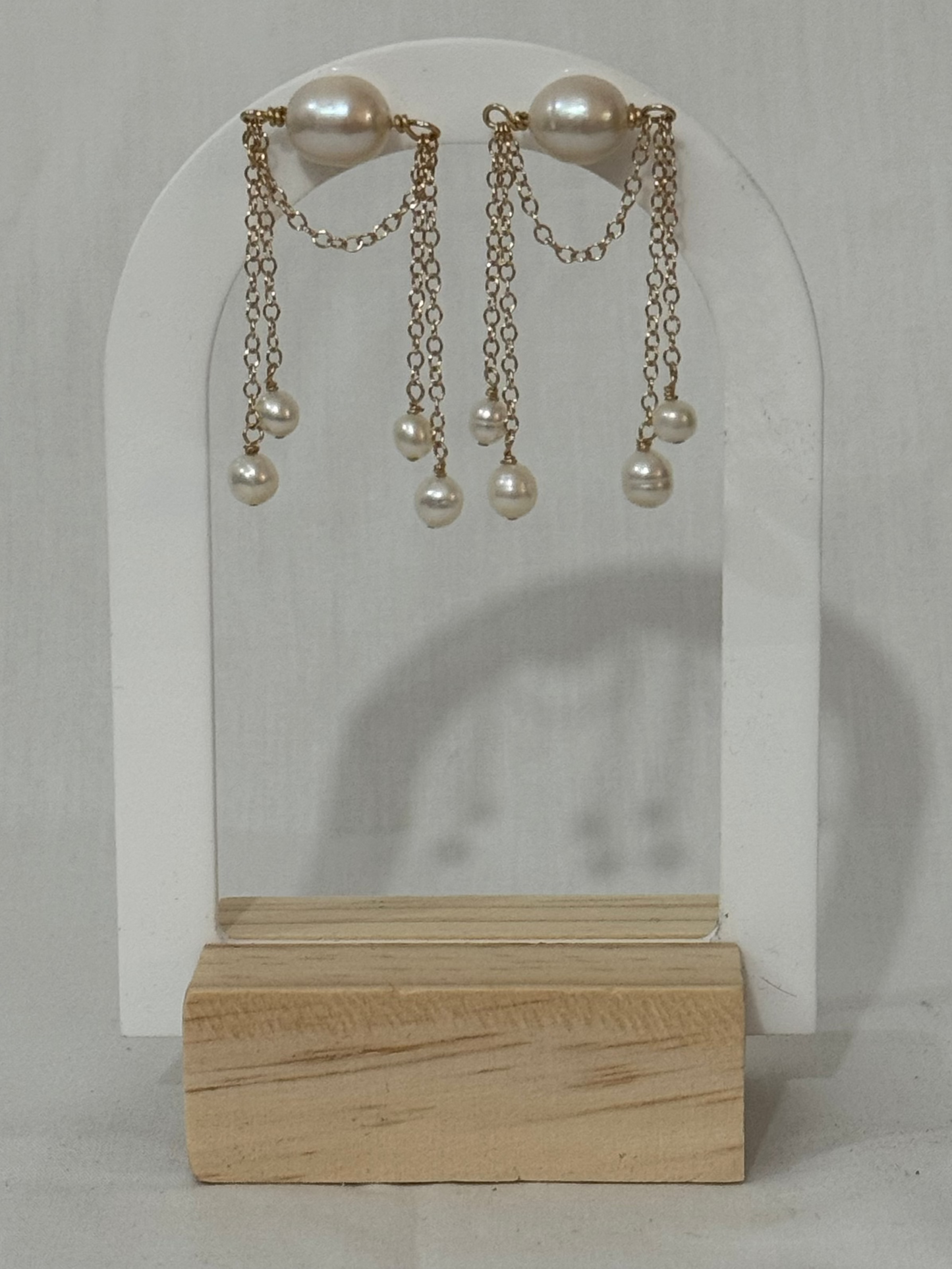 Pearl Cascade Earrings