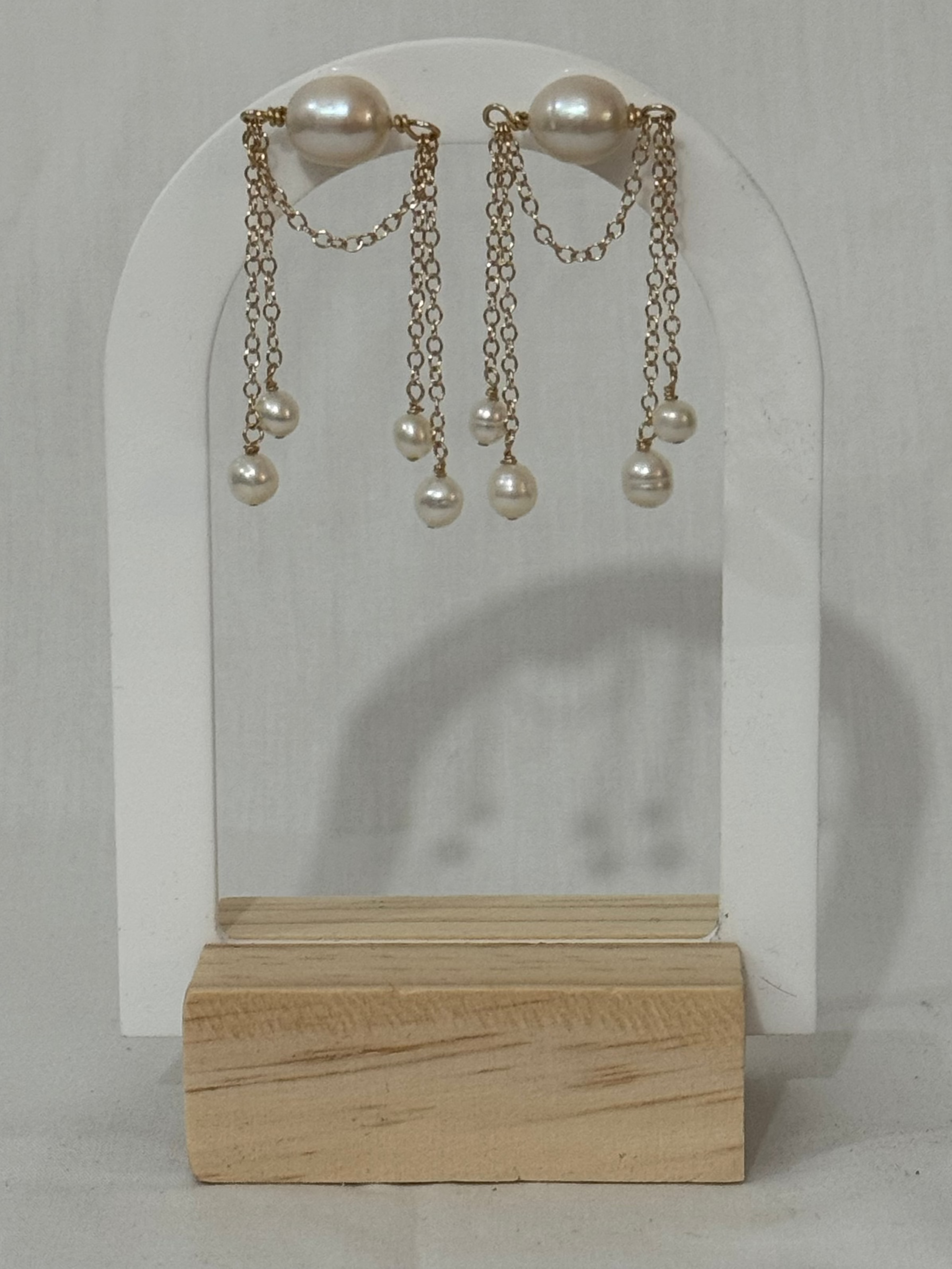 Pearl Cascade Earrings