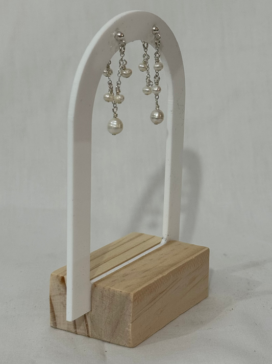 Moonlit Pearl Earrings