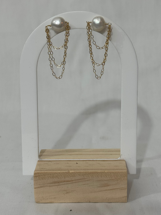 Chandelier Pearl Earrings