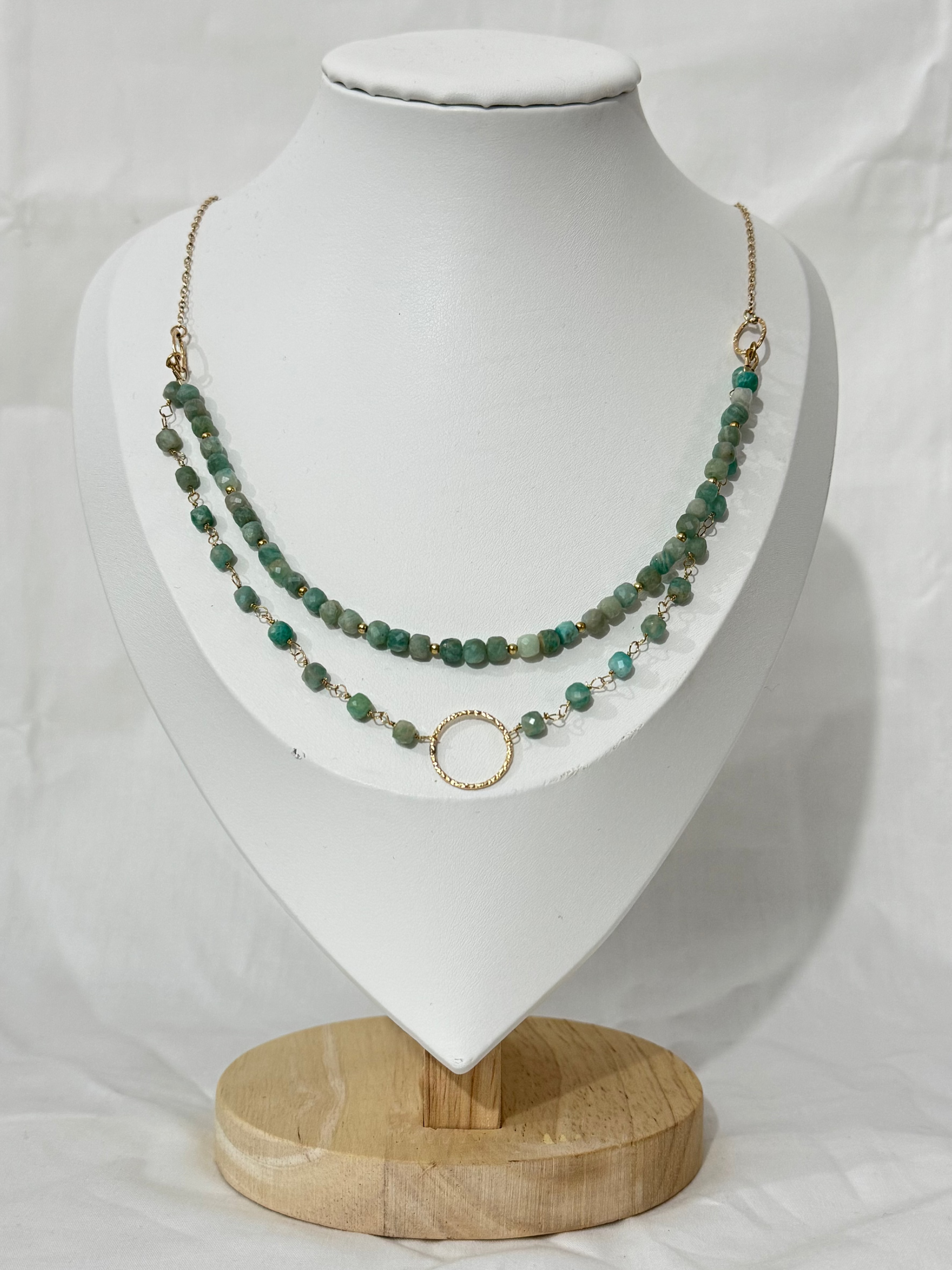 Double Layer Amazonite Necklace
