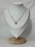 Blue Stone Jewish Star Necklace