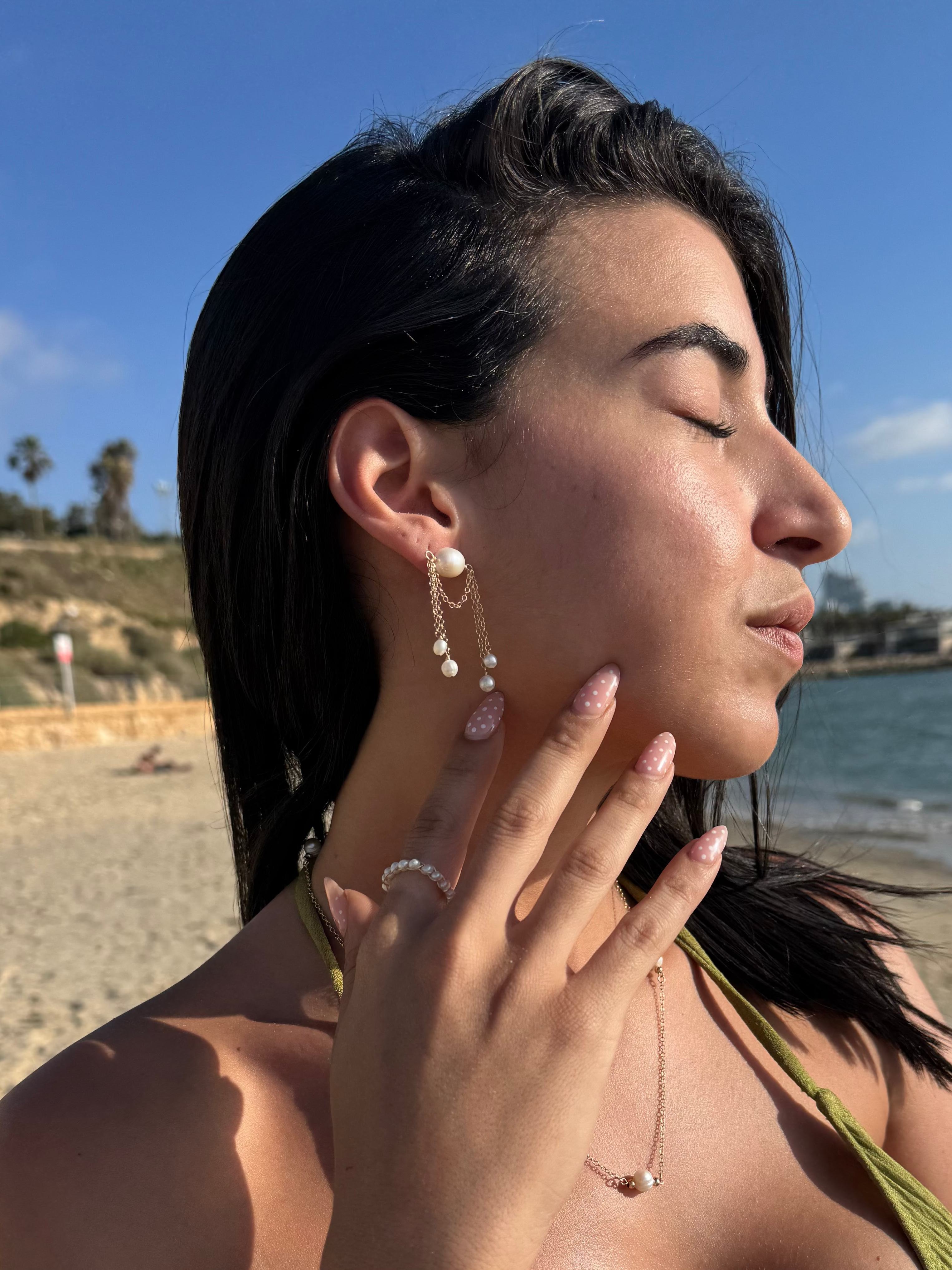 Pearl Cascade Earrings