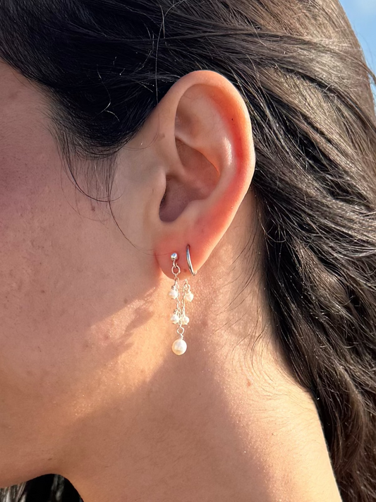 Moonlit Pearl Earrings