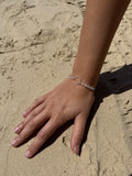 Rose Quartz Hoop Bracelet